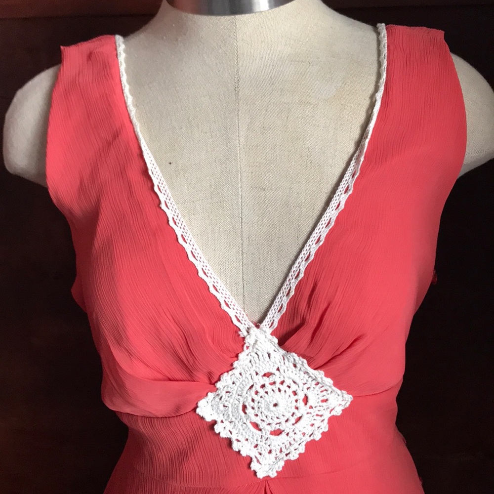 Jonathan Martin women’s sheer sleeveless dress